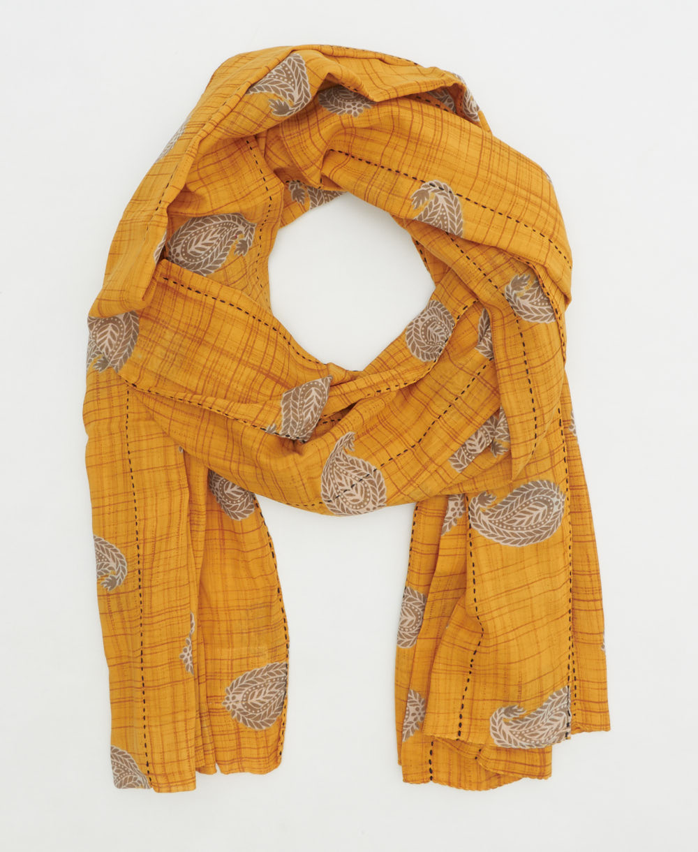 oversized long cotton scarf