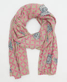 oversized long cotton scarf