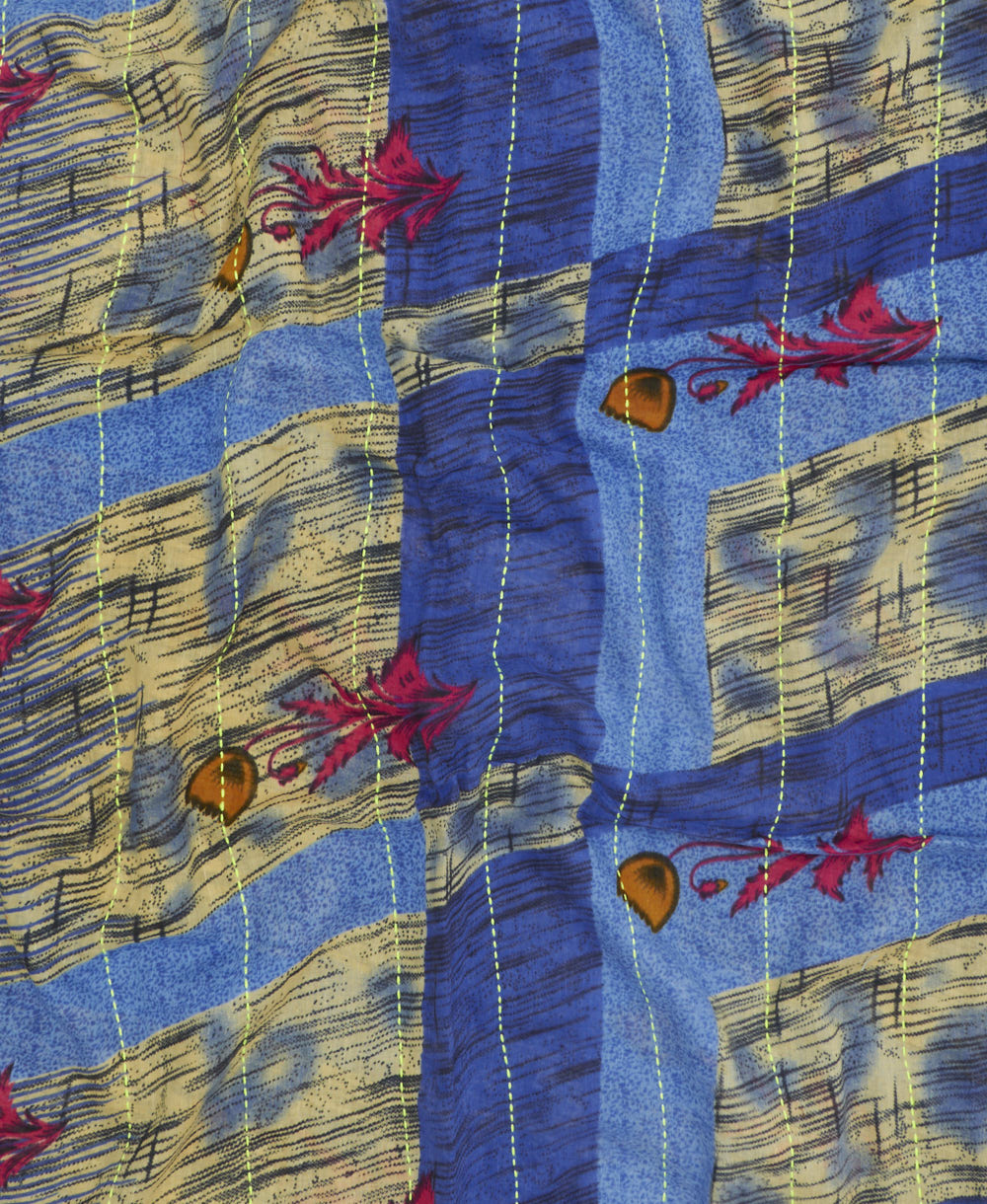 handmade embroidered cotton scarf