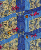 handmade embroidered cotton scarf