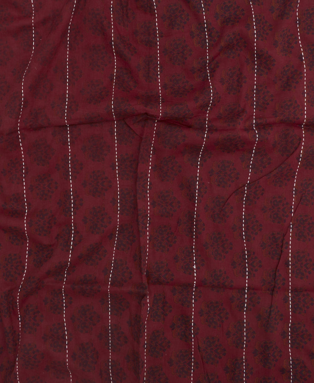 handmade embroidered cotton scarf