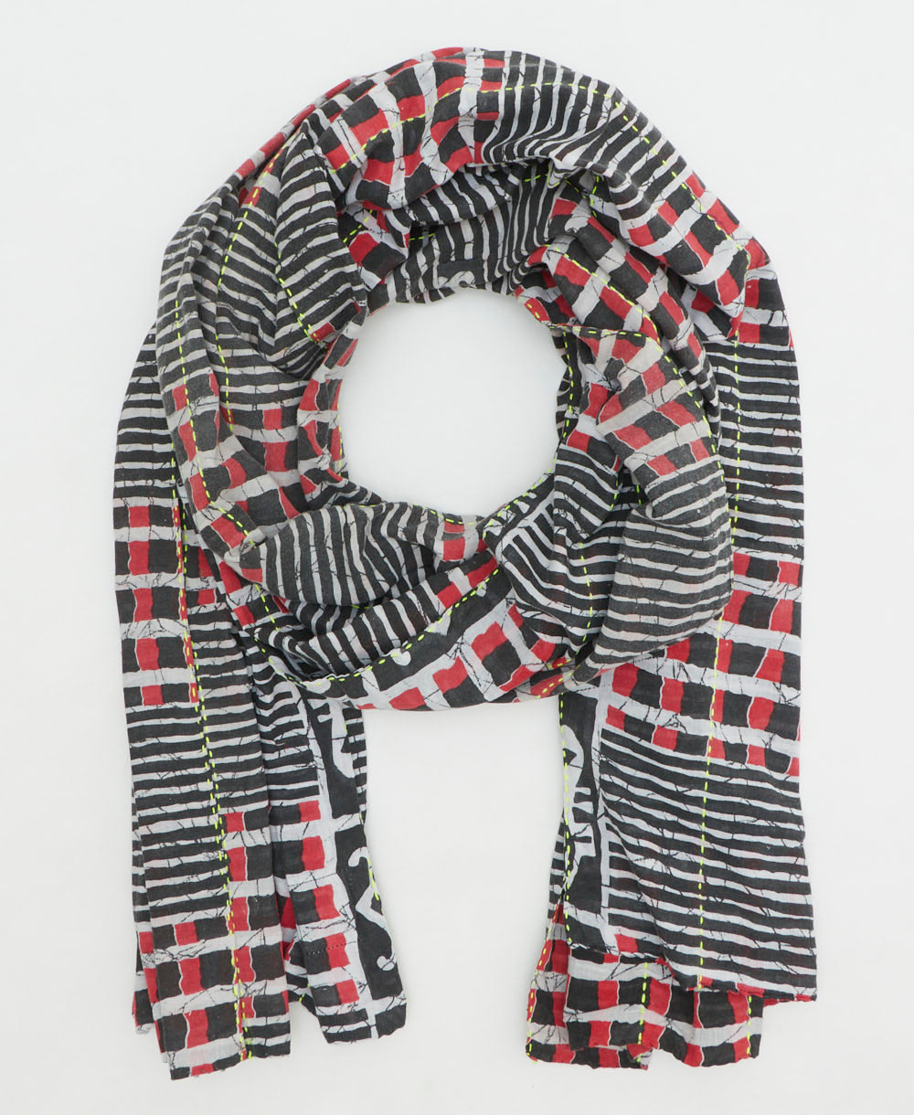 oversized long cotton scarf