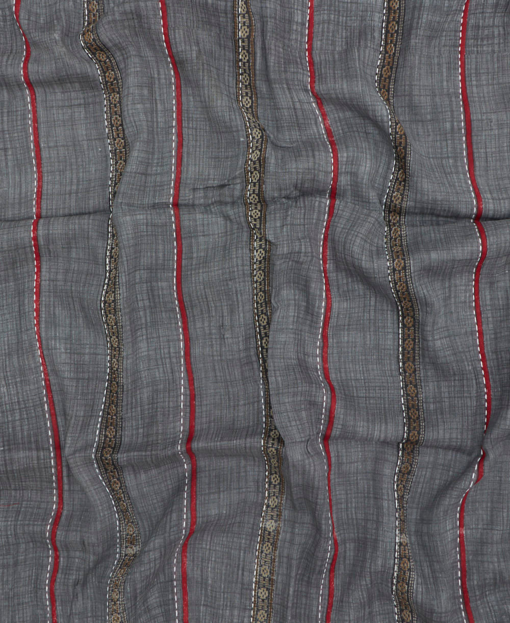 handmade embroidered cotton scarf