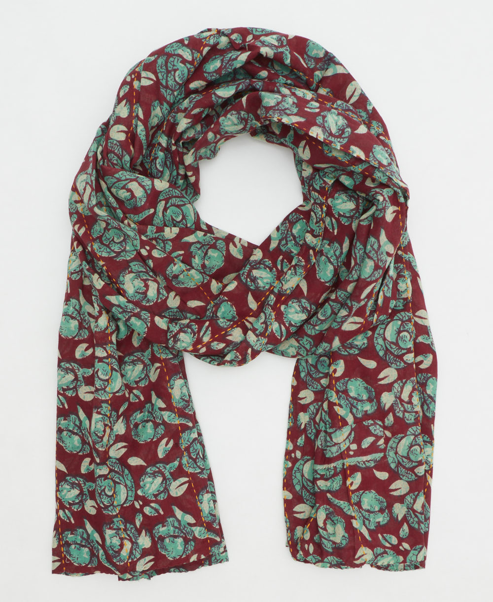 oversized long cotton scarf