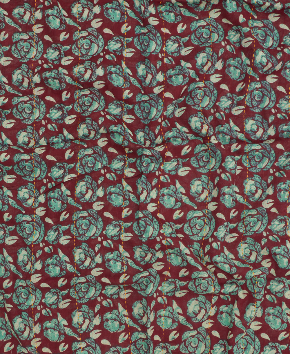 handmade embroidered cotton scarf