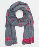 oversized long cotton scarf