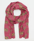 oversized long cotton scarf