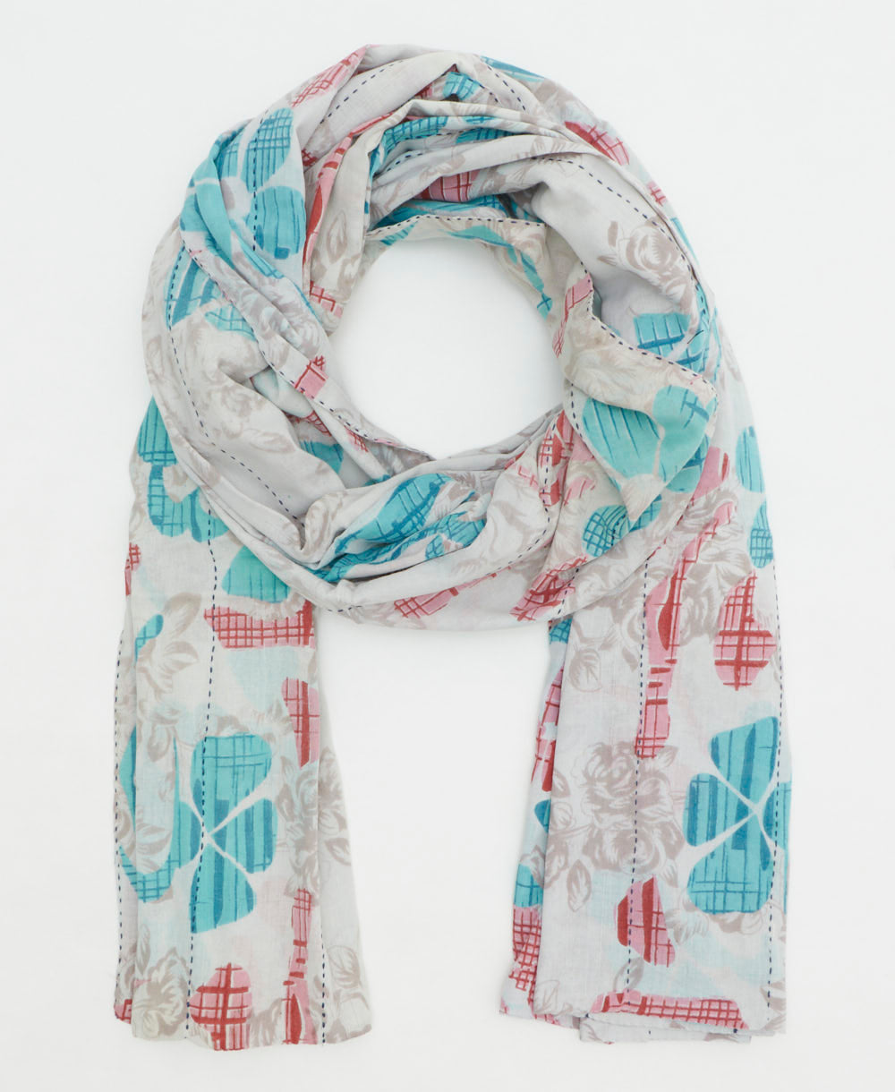 oversized long cotton scarf