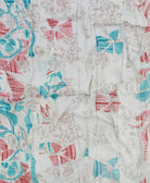 handmade embroidered cotton scarf