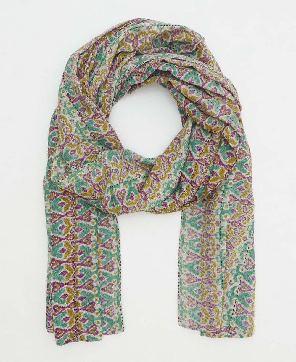 oversized long cotton scarf