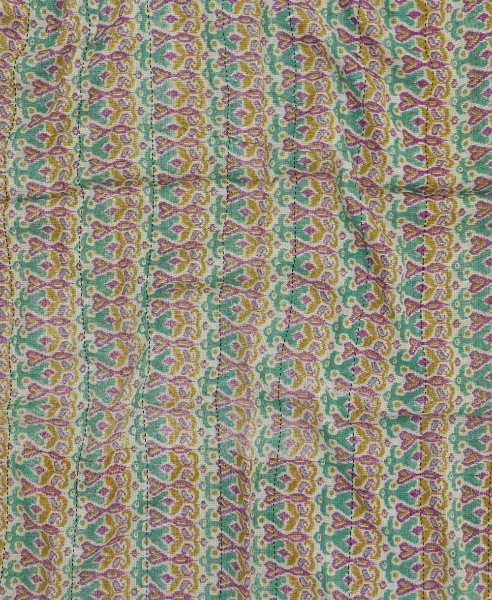 handmade embroidered cotton scarf