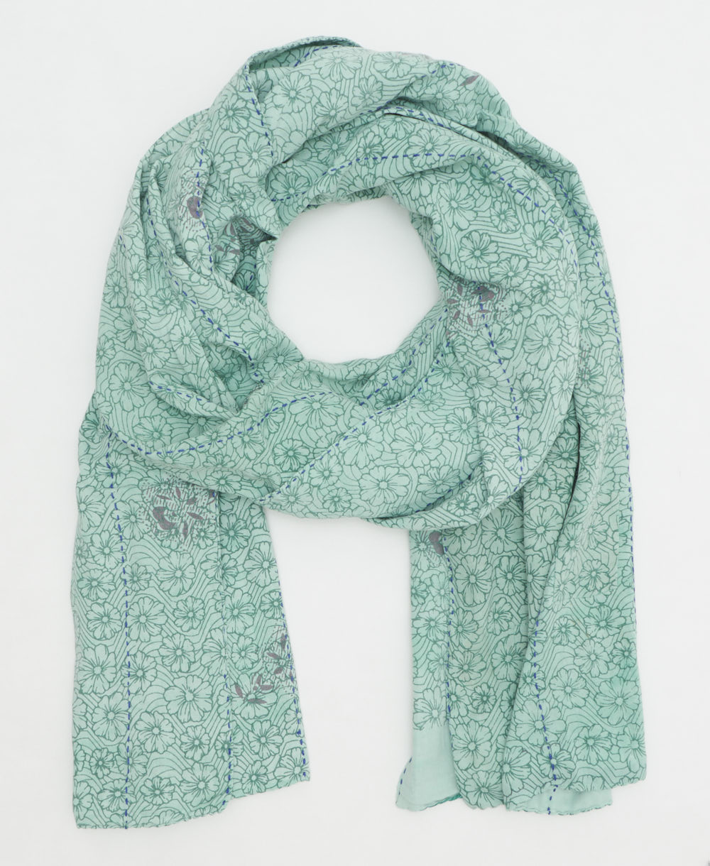 oversized long cotton scarf