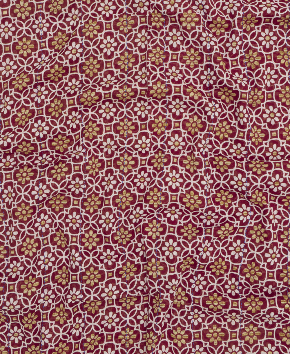 handmade embroidered cotton scarf