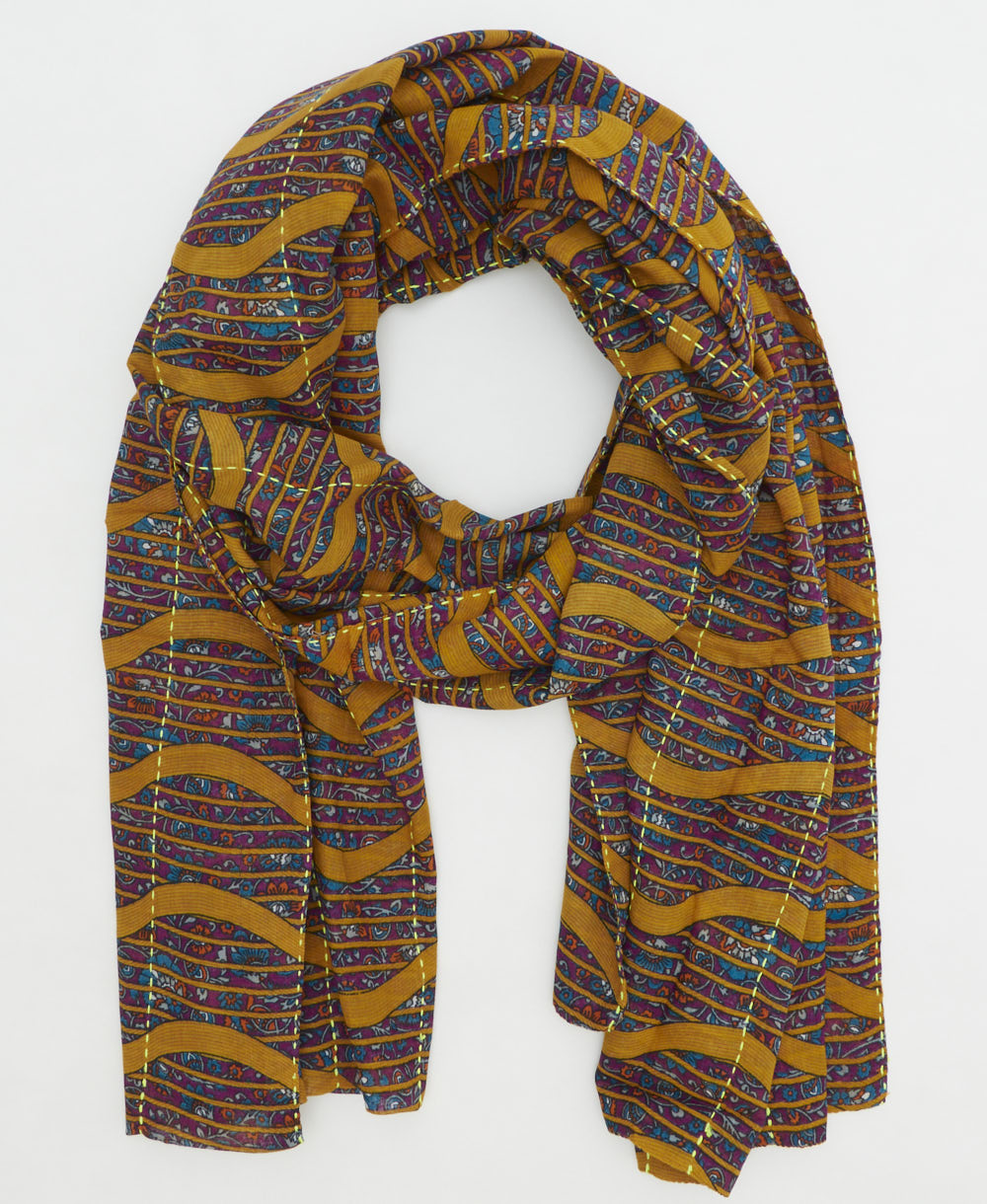 oversized long cotton scarf