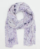 oversized long cotton scarf