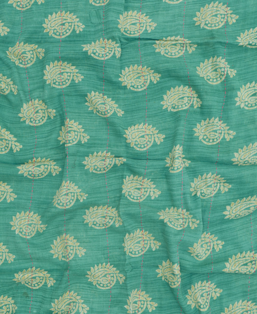 handmade embroidered cotton scarf