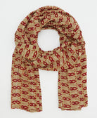 handmade embroidered cotton scarf