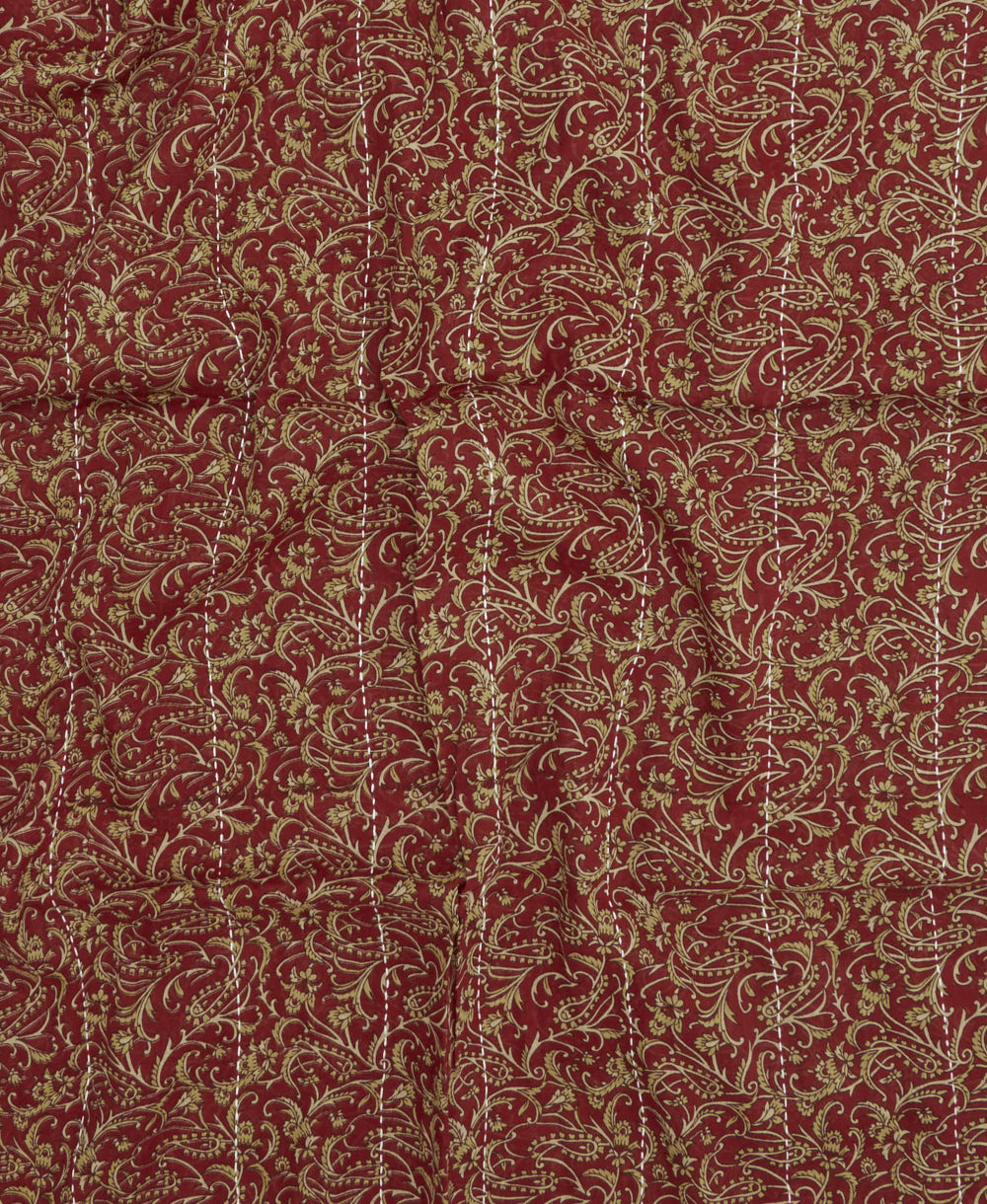 handmade embroidered cotton scarf