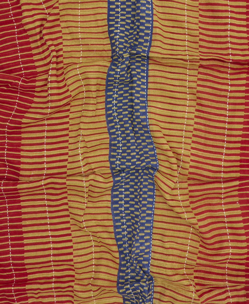 handmade embroidered cotton scarf