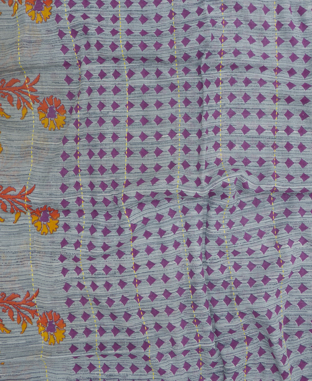 handmade embroidered cotton scarf
