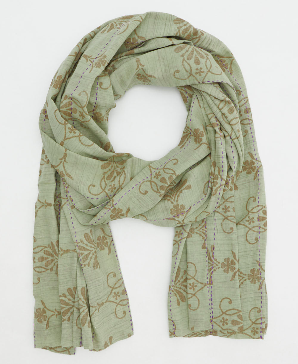 oversized long cotton scarf