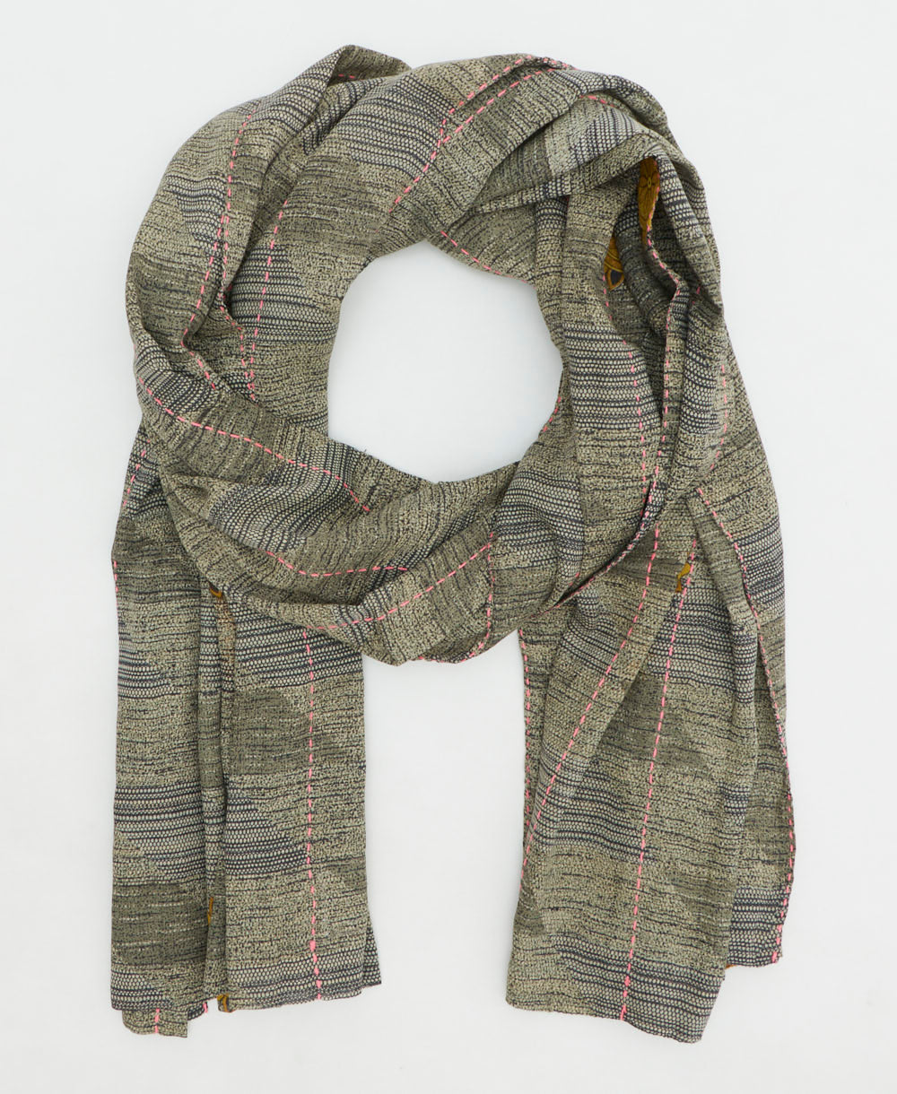 oversized long cotton scarf