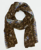 oversized long cotton scarf