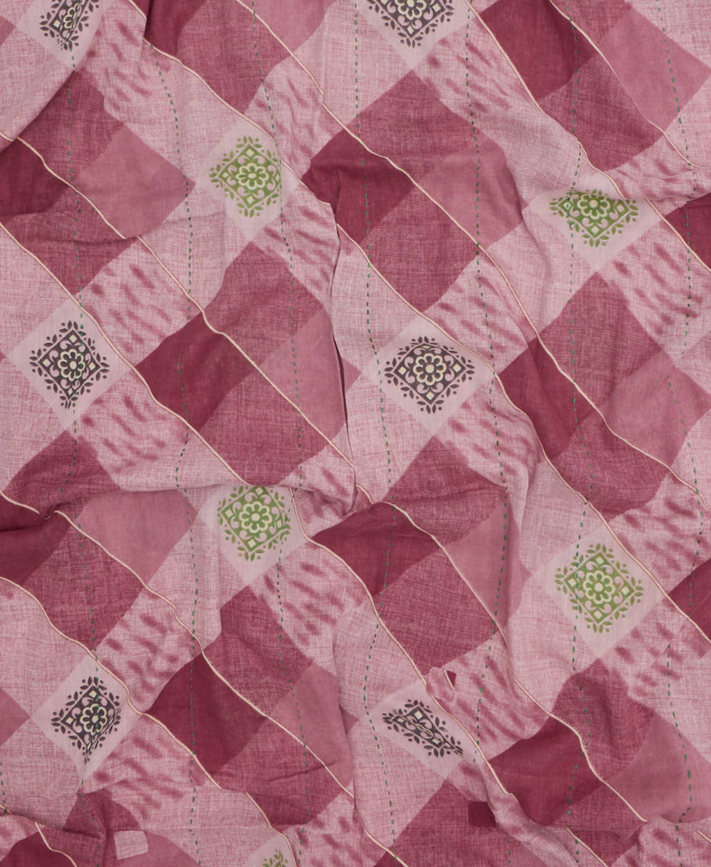 handmade embroidered cotton scarf