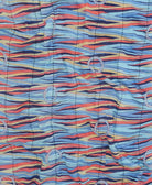 cotton long scarf in unique one-of-a-kind pattern