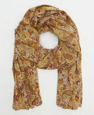 long cotton scarf handmade in India by women artisans