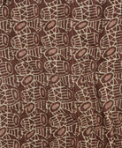 cotton long scarf in unique one-of-a-kind pattern