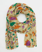 long cotton scarf handmade in India by women artisans