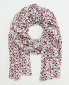 long cotton scarf handmade in India by women artisans