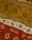 cotton long scarf in unique one-of-a-kind pattern