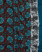 cotton long scarf in unique one-of-a-kind pattern