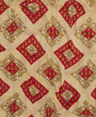 cotton long scarf in unique one-of-a-kind pattern