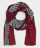 long cotton scarf handmade in India by women artisans