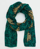 long cotton scarf handmade in India by women artisans