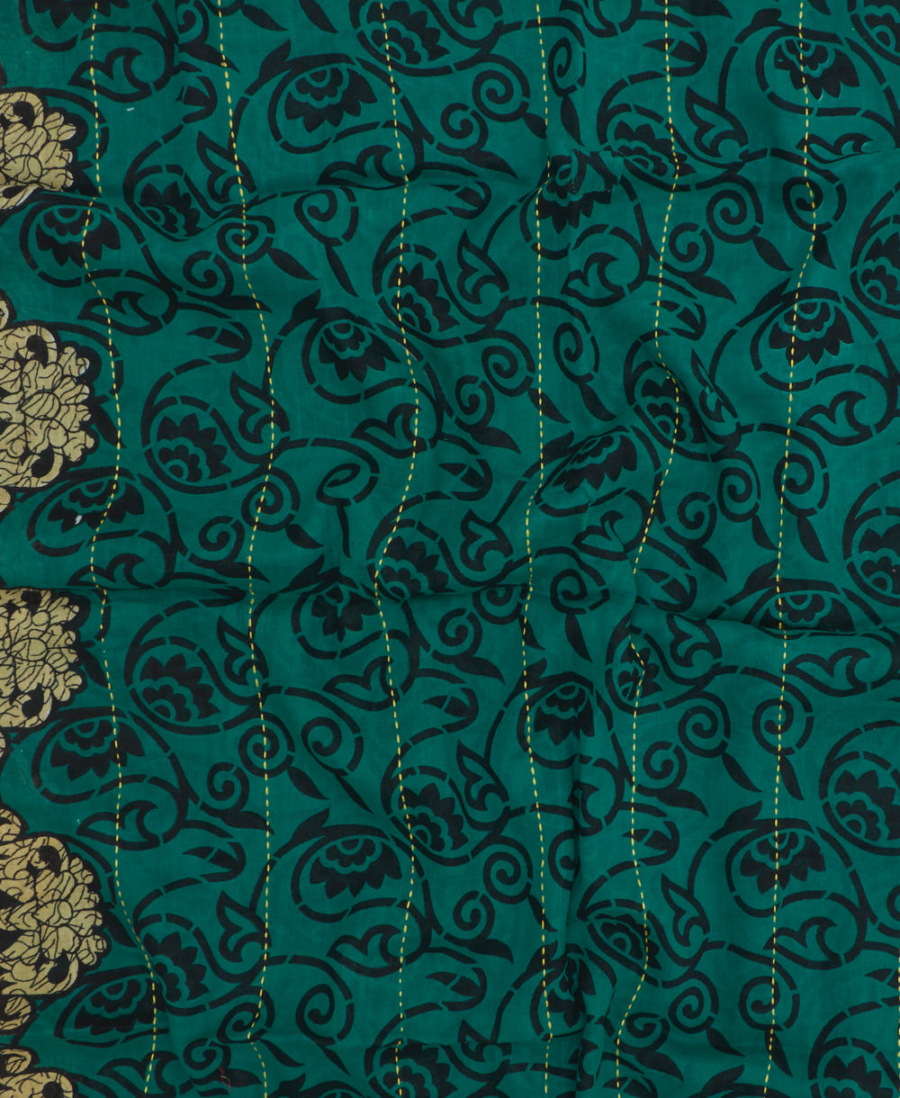 cotton long scarf in unique one-of-a-kind pattern