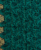 cotton long scarf in unique one-of-a-kind pattern