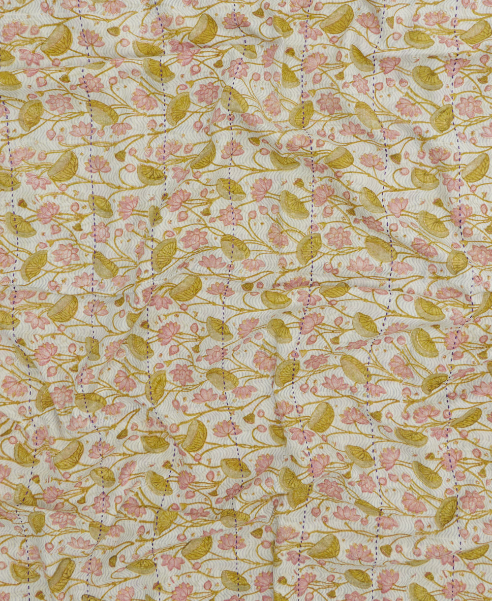 cotton long scarf in unique one-of-a-kind pattern