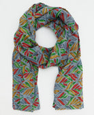 long cotton scarf handmade in India by women artisans