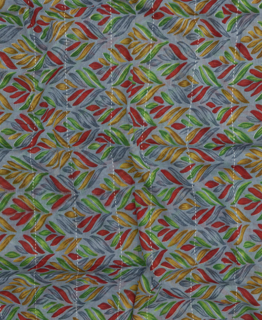 cotton long scarf in unique one-of-a-kind pattern