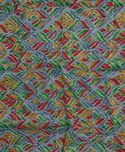 cotton long scarf in unique one-of-a-kind pattern