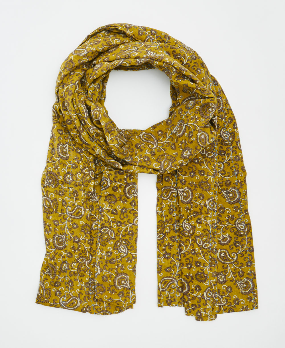 long cotton scarf