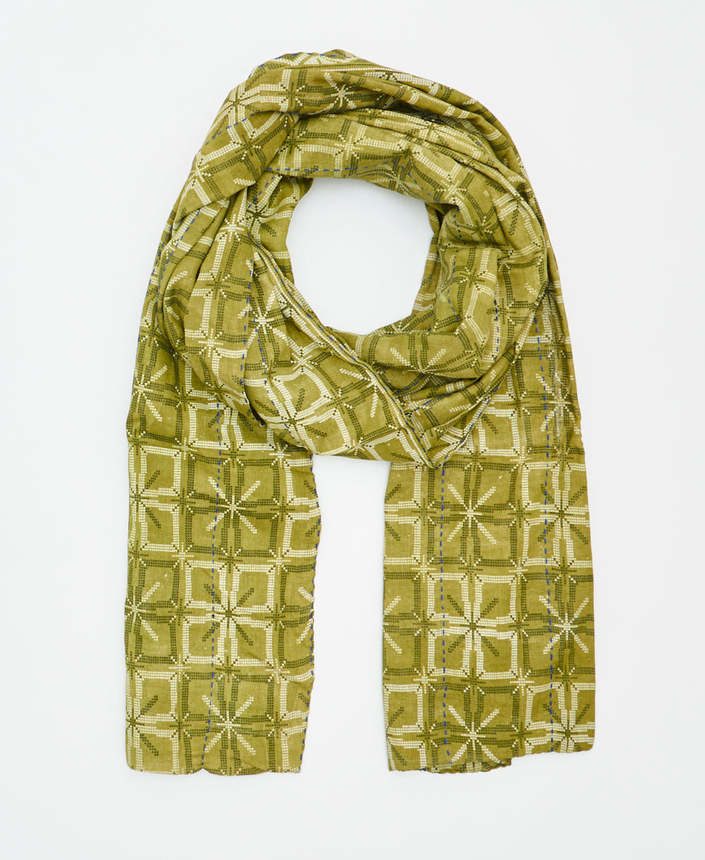 long cotton scarf