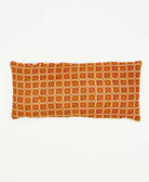 lumbar throw pillow ethically made using vintage cotton saris 