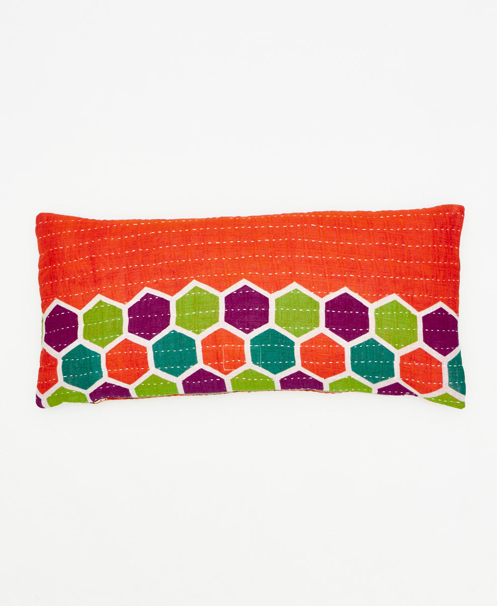 ethically made lumar throw pillow crafted using repurposed cotton caris 