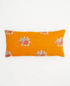 golden yellow lumbar throw pillow