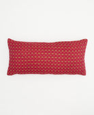 cherry red lumbar throw pillow